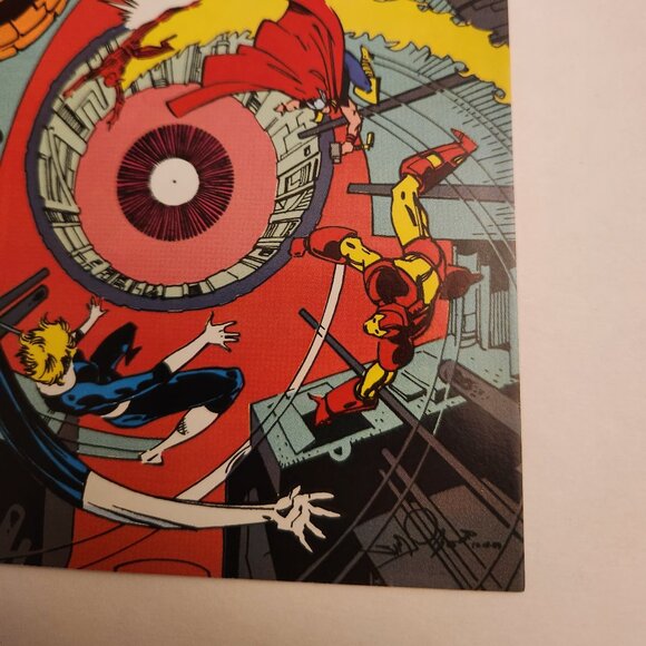 Fantastic Four #338 (1990) Marvel Comics Iron Man & Thor Ms. Marvel Newstand NM - Picture 5 of 14